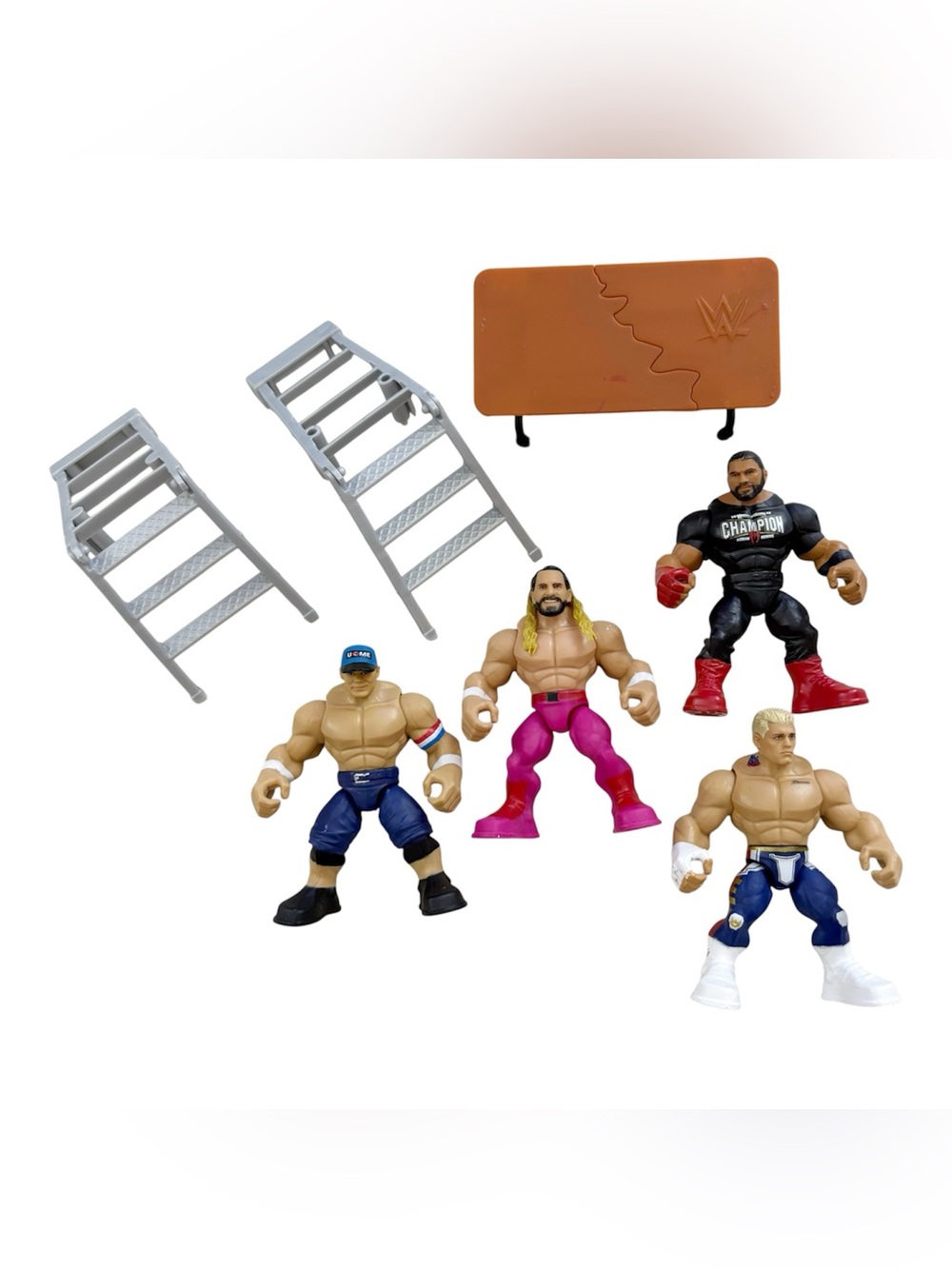 WWE Knuckle Crunchers Action Figures Lot